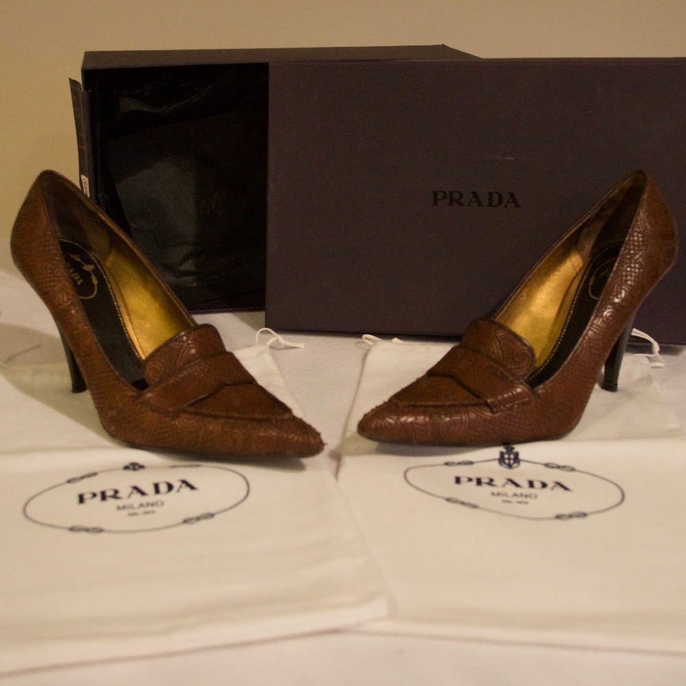 Prada Calzature Donna Heels - European Size 39.5